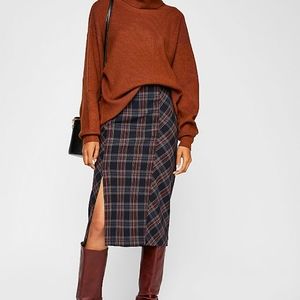 See You Glow Plaid Skirt